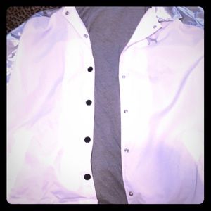 VS White silver anorak